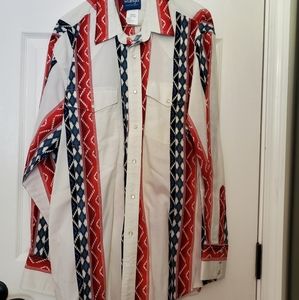 X-Large Wrangler Western Men's Shirt